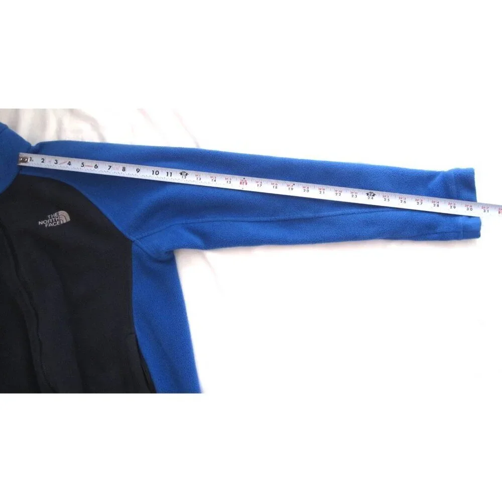 Men's The North Face Polyester Full Zip Fleece Jacket Sz M (MT773) READ